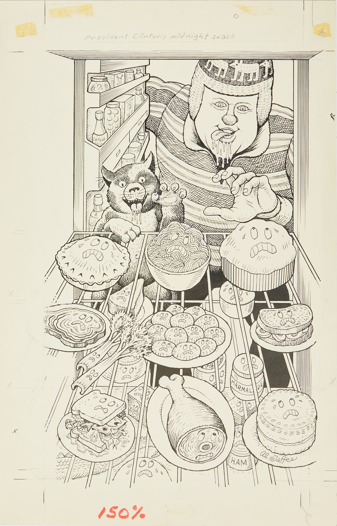 President Clinton's Midnight Snack AL JAFFEE (1 of 1)