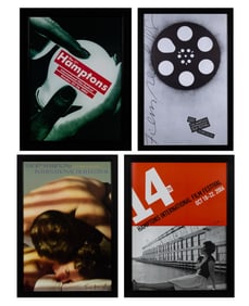 Thirty years of artist signed Hamptons International Film Festival posters