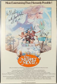 Jim Henson inscribed poster for The Muppet Movie