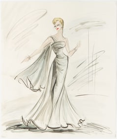 An original Edith Head design for Grace Kelly in To Catch a Thief Grace Kelly in To Catch A Thief