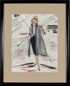An original Edith Head design for Hitchcock's Vertigo