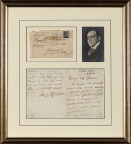 An autograph letter by the great opera star Enrico Caruso