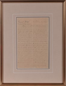 A Leoncavallo autograph letter signed