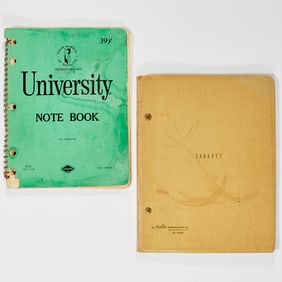 Production notes and the script from the first production of Cabaret