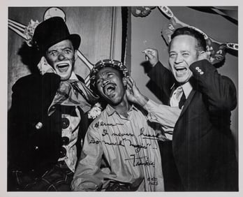 Inscribed by Frank Sinatra from Las Vegas in October 1953