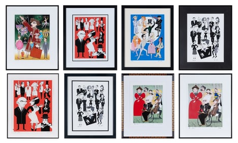 Caricatures of Gypsy and Other Musicals