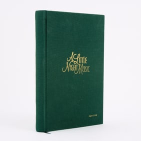 An opening night gift signed by Stephen Sondheim and inscribed by Bernadette Peters