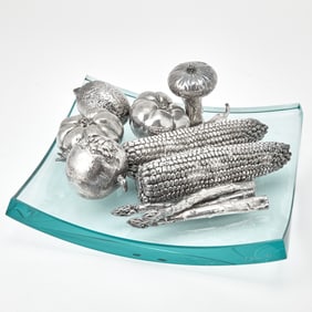Group of Eleven Silverplate Vegetables 20th/21st Century