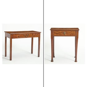 Two English Provincial Side Tables 19th Century
