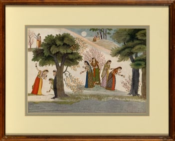 Four Indian Graphics After Indian miniatures, 20th Century