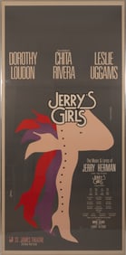 A large two-sheet subway poster Jerry's Girls