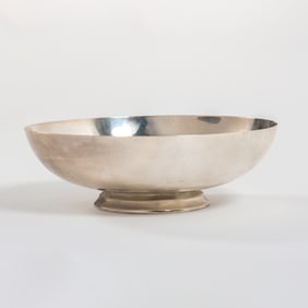 Cartier Silver Presentation Bowl from Carol Channing 20th Century