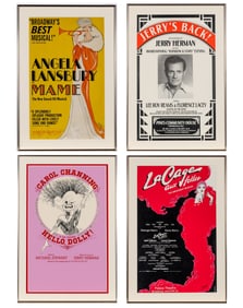 A large group of Jerry Herman musical posters