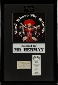 Hello, Dolly! Opening Night Ticket and Party Invitation