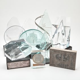 Group of awards presented to Jerry Herman