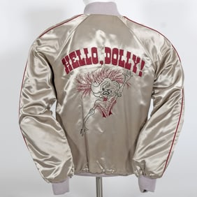 Jerry Herman's Silver Acetate Hello, Dolly! Bomber Jacket LP Designs