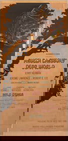 A large two-sheet Dear World subway poster