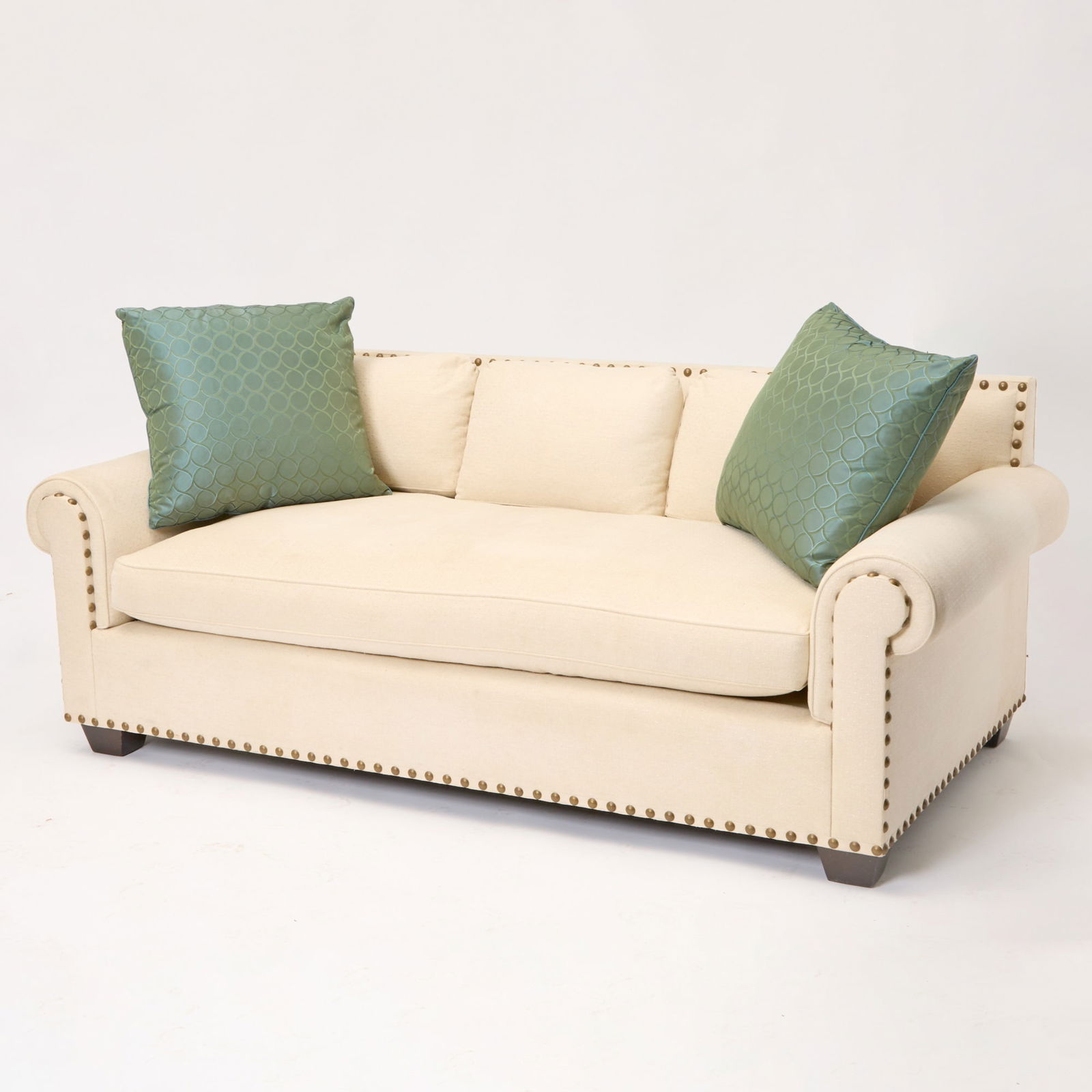 Cream Upholstered Sofa (1 of 5)