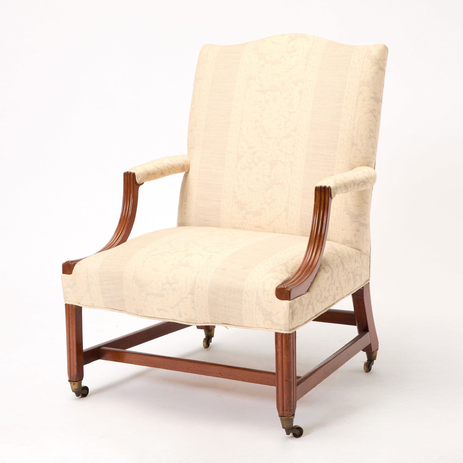 George III Mahogany Library Armchair (1 of 5)
