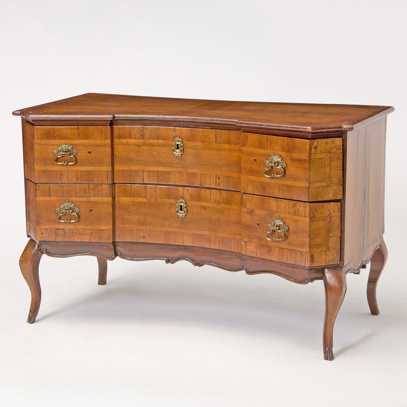 Italian Rococo Style Walnut Commode (1 of 5)