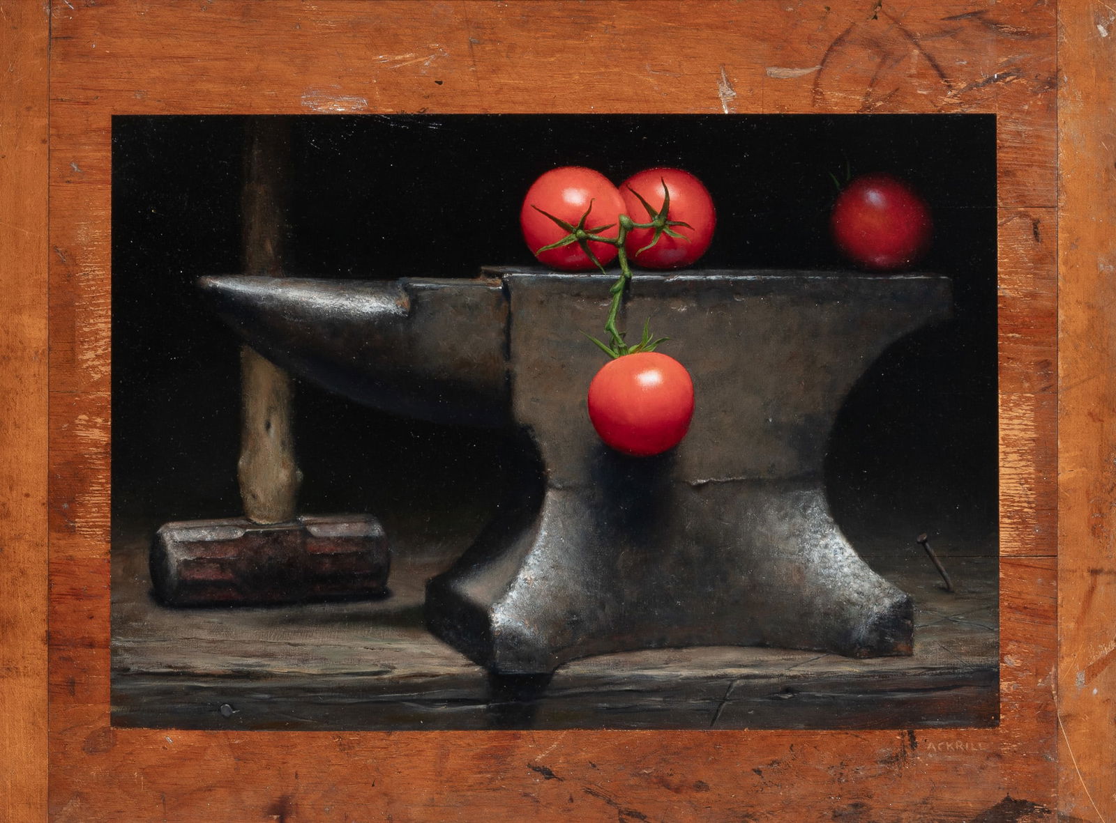 Anthony Ackrill: American, b. 1958Tomato and Anvil, 2019