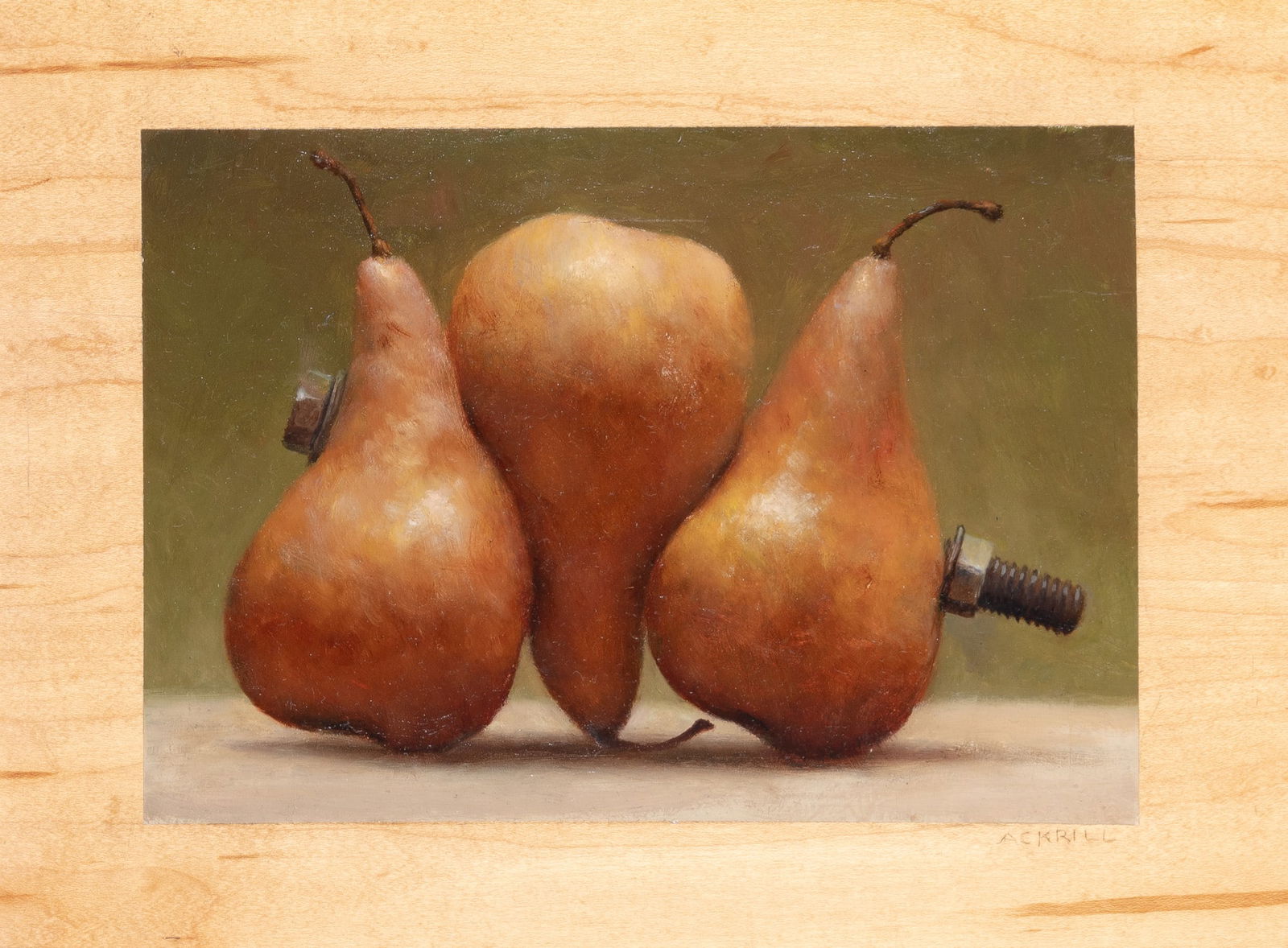 Anthony Ackrill: American, b. 1958Family Ties, 2021Signed and titled on reverse