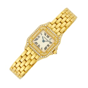 Cartier Gold and Diamond 'PanthÃ¨re' Wriswatch, Ref. 1280