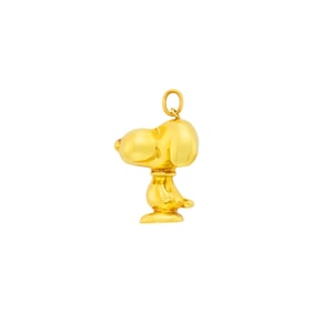 Cartier Gold Snoopy Pendant