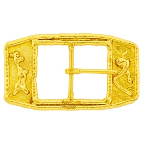 Jean Mahie High Karat Gold Buckle