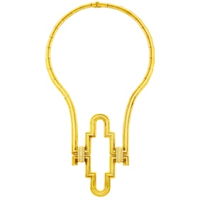 Mapamenos Natepas Gold and Diamond Necklace