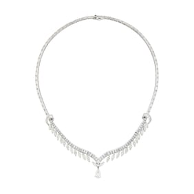 Platinum and Diamond Necklace
