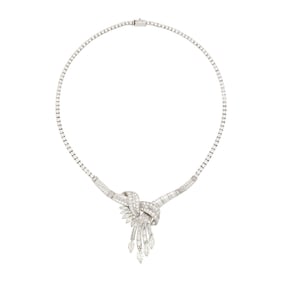 Platinum and Diamond Necklace