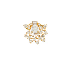 Antique Gold and Diamond Clip