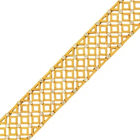 Buccellati Gold and Diamond Bracelet