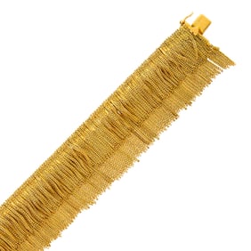 Van Cleef & Arpels Gold Fringe Bracelet