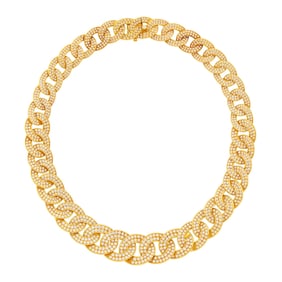 Van Cleef & Arpels Gold and Diamond 'Olympia' Necklace, France