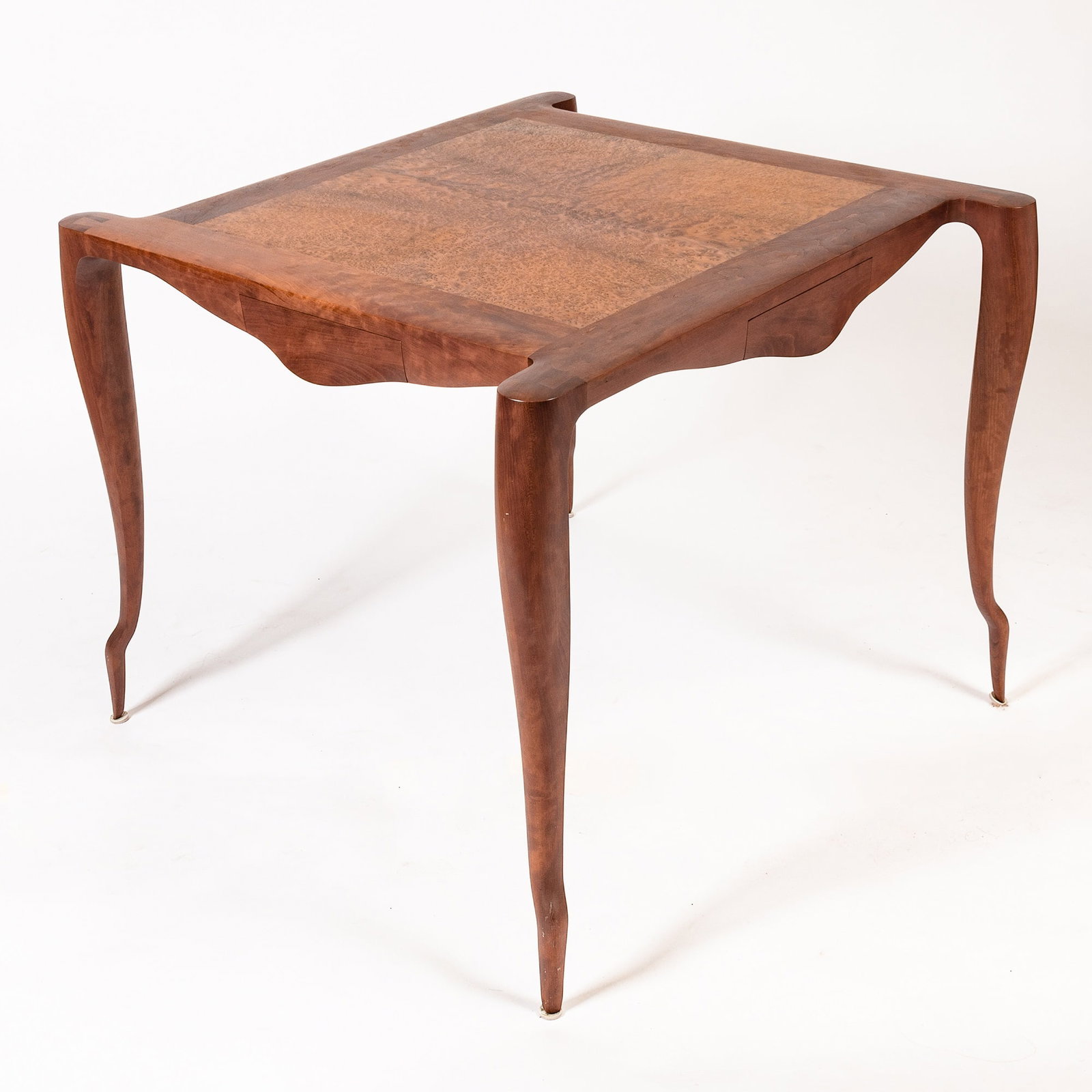 Wendell Castle Walnut and Curly Maple Games Table 1978 (1 of 7)
