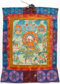 A Tibetan Thangka 19th-20th century