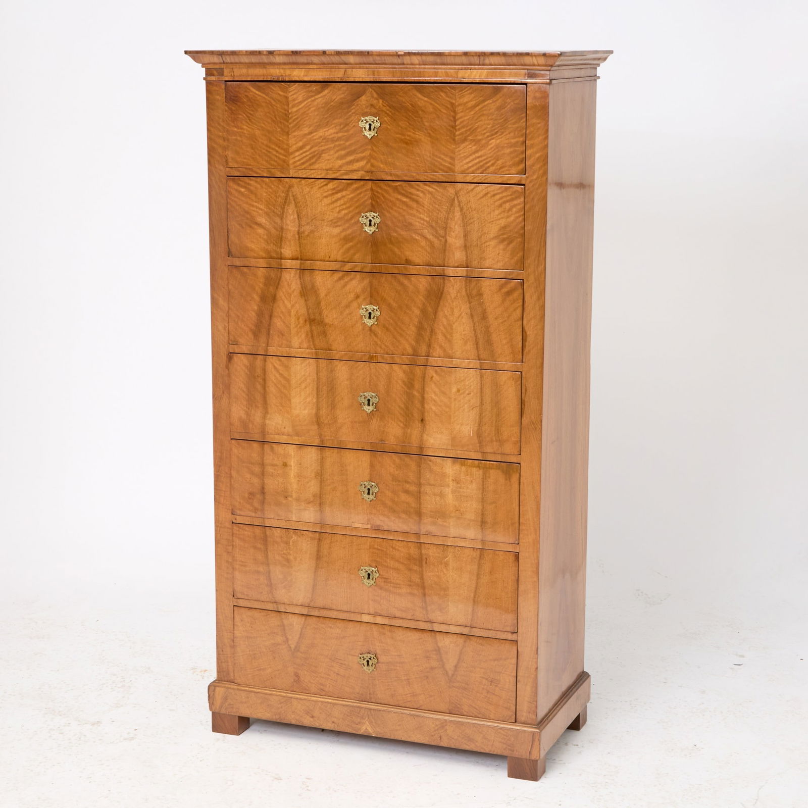 Biedermeier Fruitwood Seven-Drawer Chest Early 19th century (1 of 8)