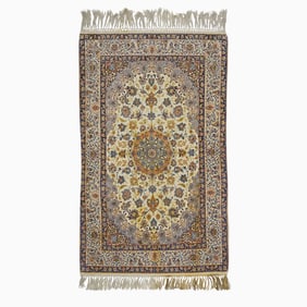 Silk Warp Isfahan Rug