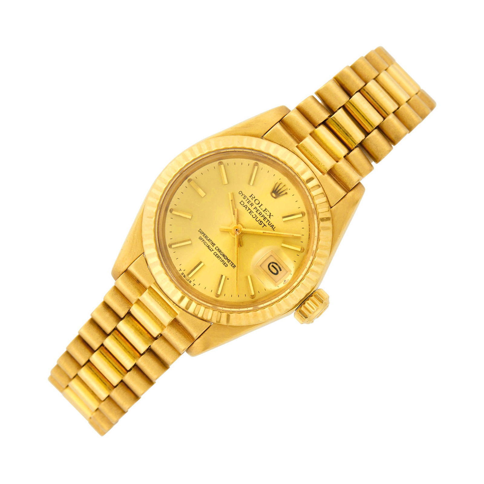 Rolex Gold 'Datejust' Wristwatch, Ref. 6917 (1 of 1)