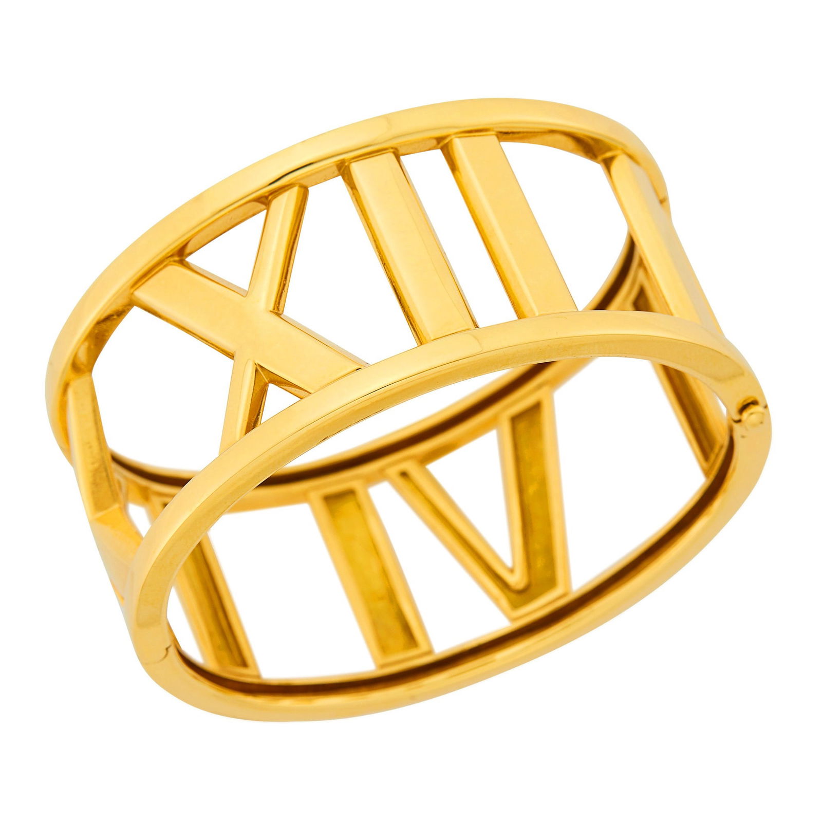 Tiffany & Co. Gold 'Atlas' Cuff Bangle Bracelet (1 of 1)