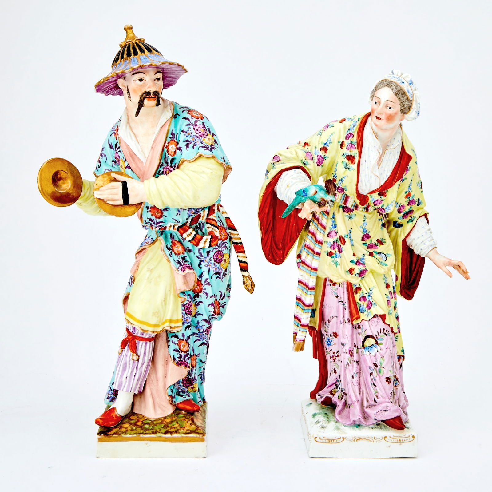 Pair of German Porcelain Figures (1 of 9)