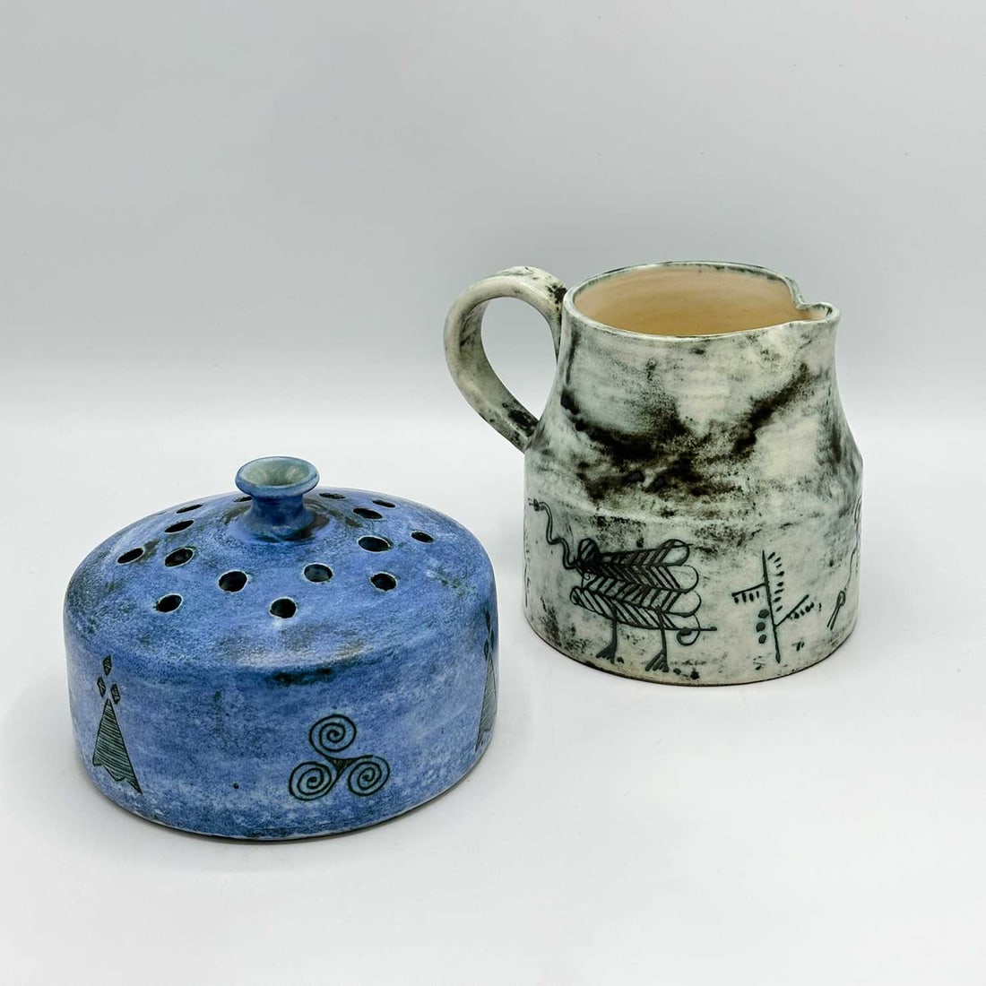 Jacques Blin Glazed Earthenware Pitcher and Vase (1 of 6)
