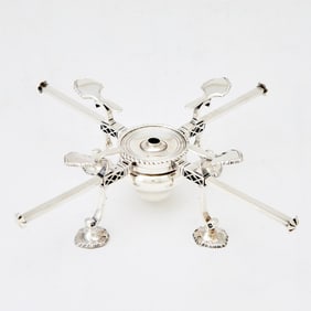 George III Sterling Silver Dish Cross London, 1774