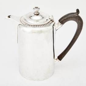 George III Sterling Silver Coffee Pot Robert Gaze, London, 1811