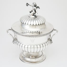 Scottish George III Sterling Silver Covered Soup Tureen George McHattie, Edinburgh, 1809