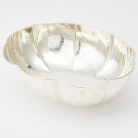 Buccellati Sterling Silver Fruit Bowl 20th Century