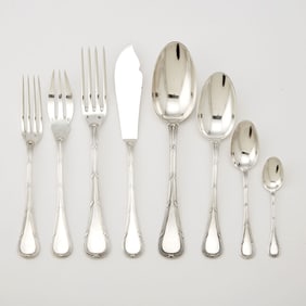 French Puiforcat Sterling Silver Part Flatware Service Late 19th/early 20th century