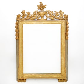 Louis XVI Carved Giltwood Mirror